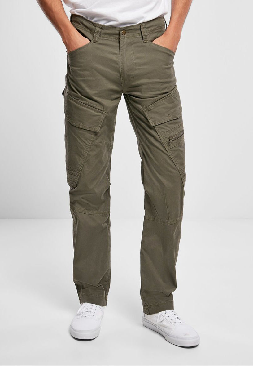 Brandit broek slim fit groen