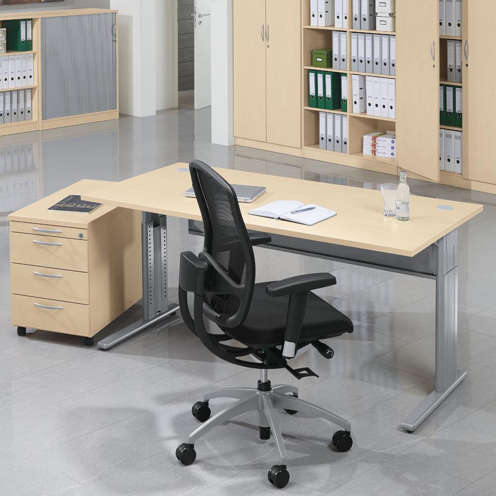 Bureau Comfort M, manueel hoogteverstelbaar