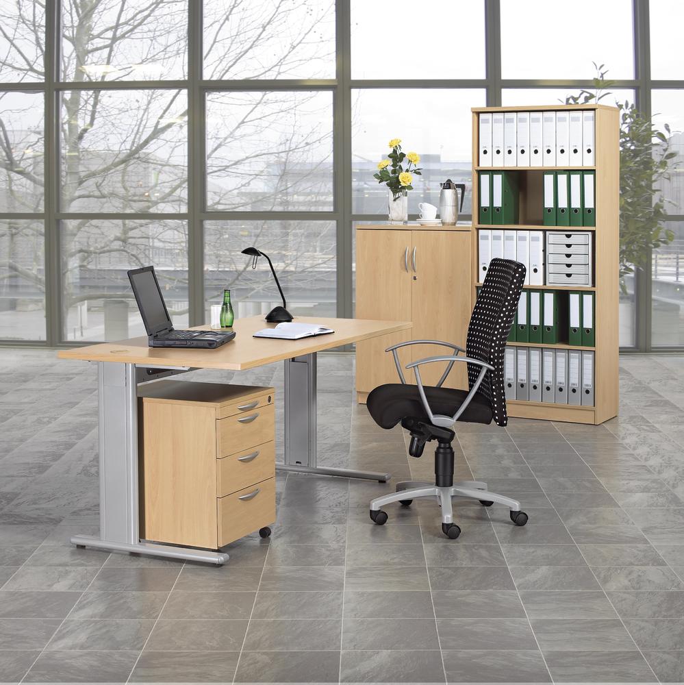 Bureau Comfort M, manueel hoogteverstelbaar