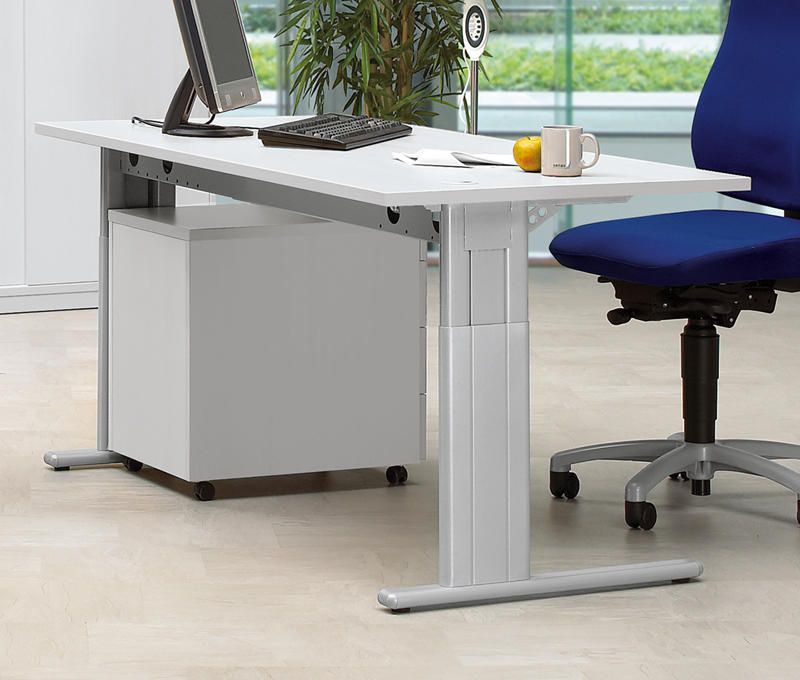 Bureau Comfort M, manueel hoogteverstelbaar