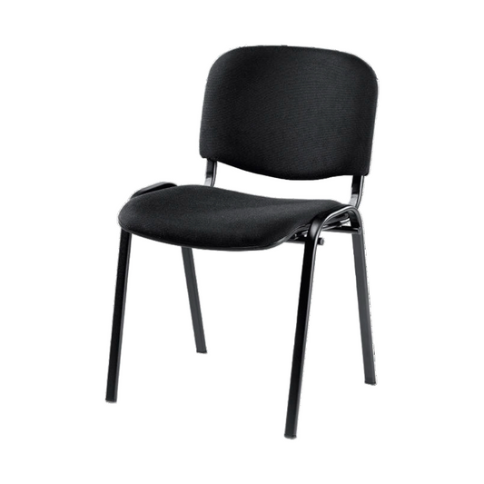 Stoel ISO in zwarte stof