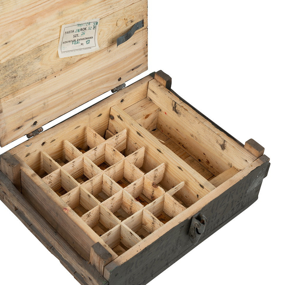 Houten legerkist 49 x 37 x 19 cm