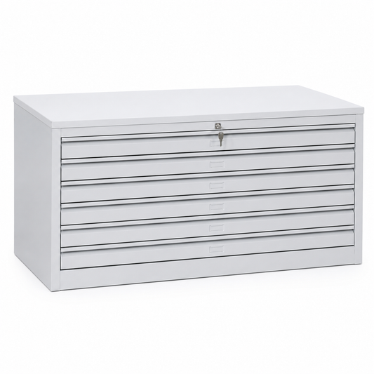 Plannenkast met 6 laden H: 61 cm x Br: 113 cm x D: 83 cm