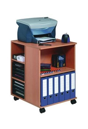 Multifunctionele trolley open, Kleur: beuk