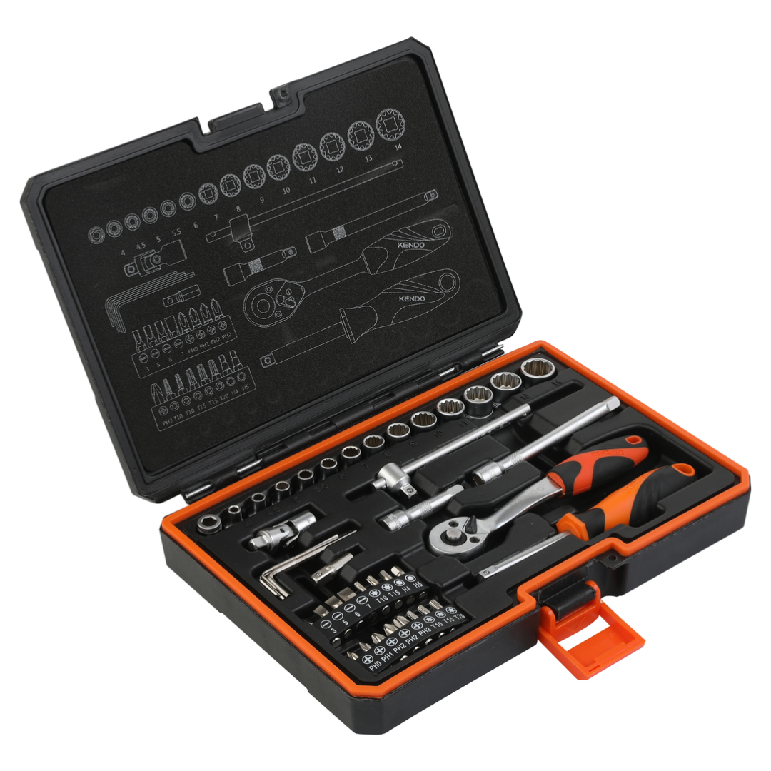 Dopsleutelset 1/4"
