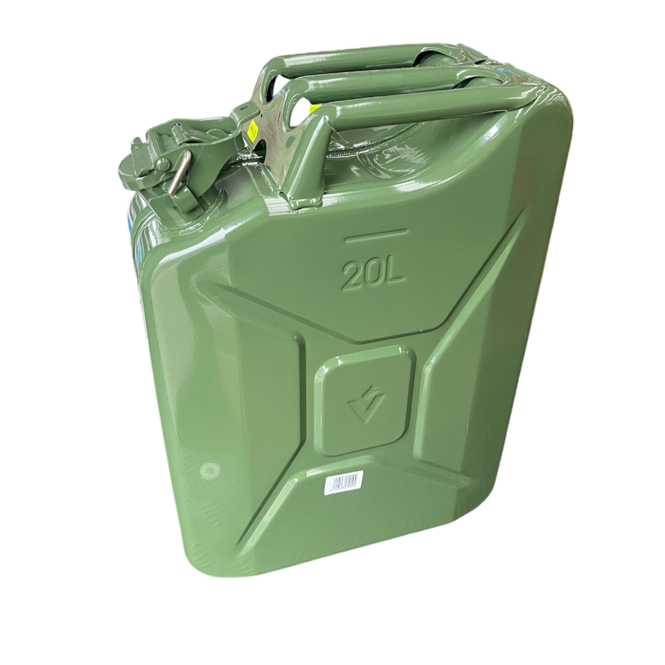 Brandstof jerrycan in metaal