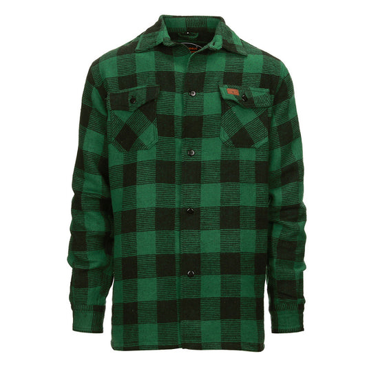 Houthakkershemd zwart/groen