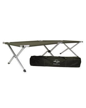Veldbed met onderstel in aluminium