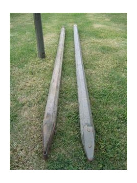 Houten paal