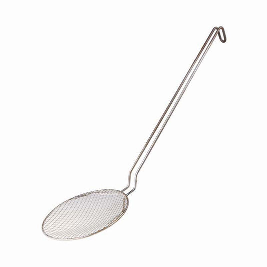 Schuimspaan in metaal verchroomd